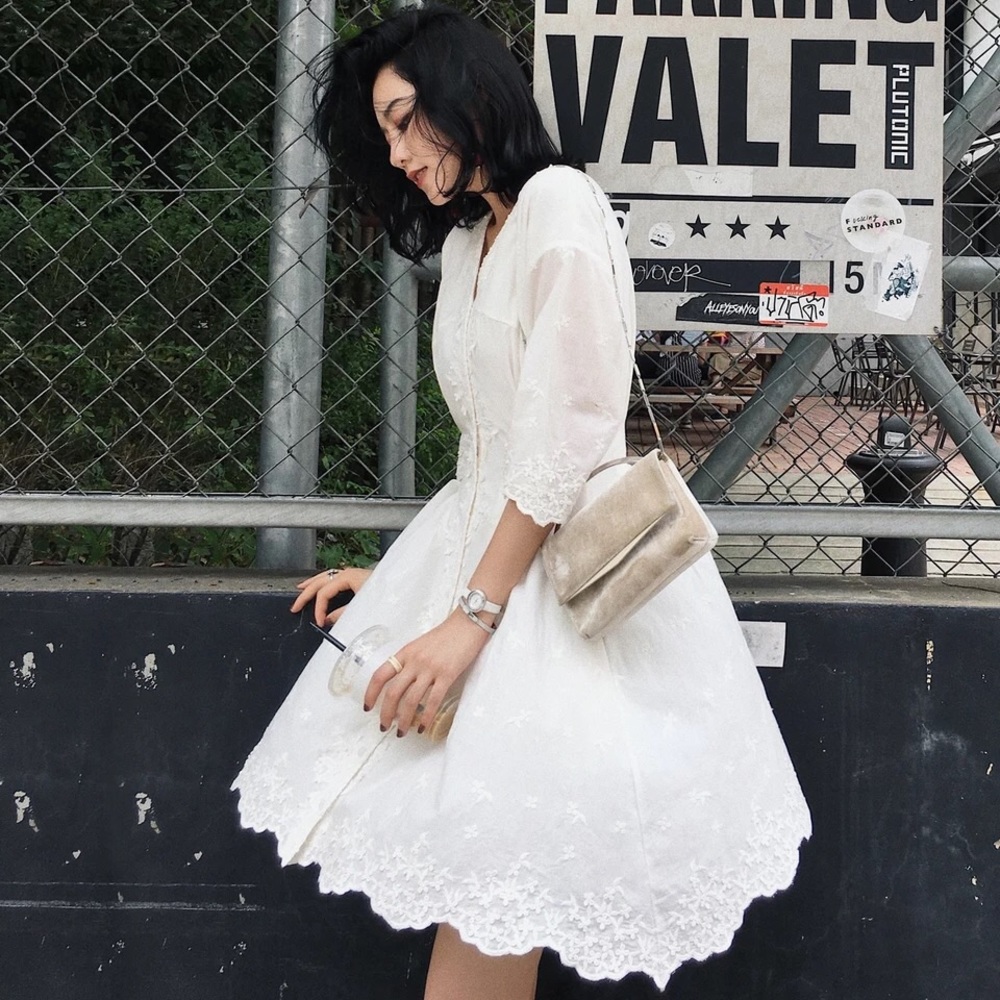 Brand new breathtaking white dress with tag